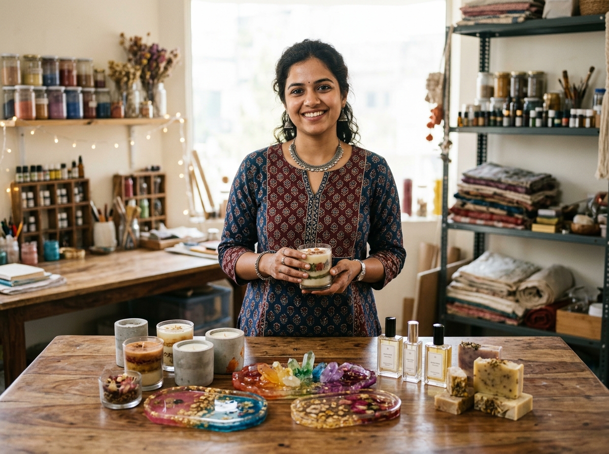 Indian craft artisan and creative business entrepreneur at Alphaaa Academy